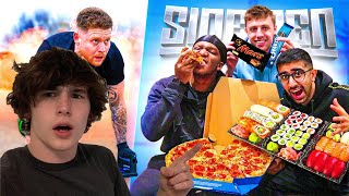 SIDEMEN 100,000 CALORIE BATTLE - THE REMATCH REACTION!