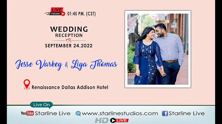 Wedding Reception of Jesse Varkey and Liya Thomas