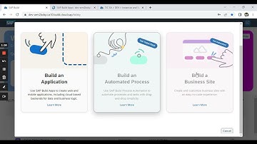 SAP® Build Apps demo - How to create an application from scratch for ELSA by TJC – Part 1