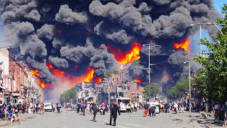 1 HOUR AGO! Ukraine's Guided Missile Launcher Boldly BLOWS UP 13 Armored Typhoon Trucks at AirBase screenshot 5