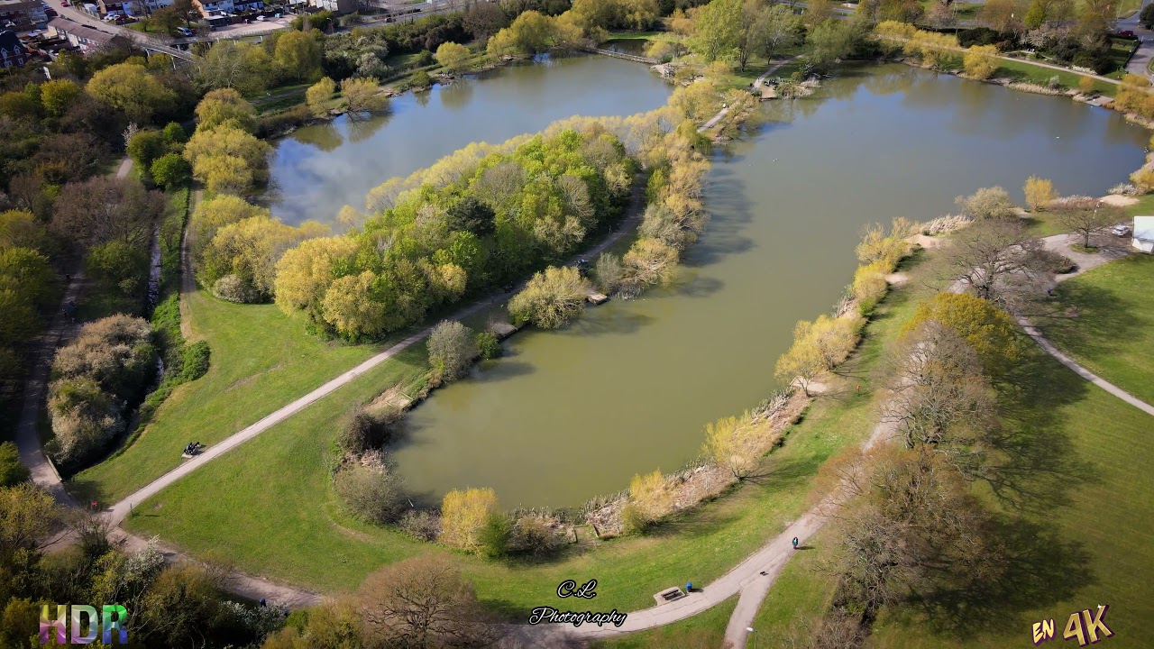 Drone Over Basildon-Northlands Park(Twin Lakes)