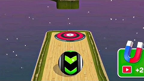 Sky Rolling🏀 Ball 3D Gameplay Speedrun Level 67 (Android, ios Gameplay )