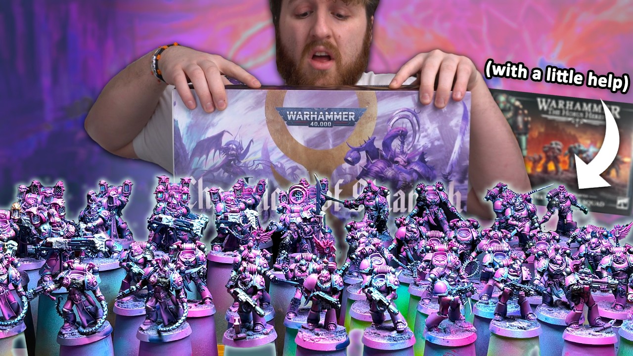 There's WAY more than 33 Emperor's Children in this army box.