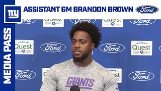 Assistant GM Brandon Brown: ‘Acquire, develop, retain’ | New York Giants