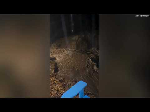 Minor flooding seen in Cleveland, South Carolina