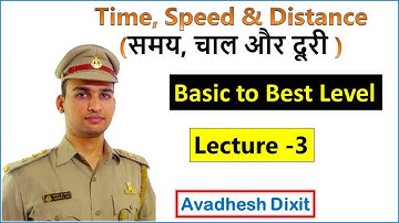 Time & Distance - Lecture 3 || SSC GD, CGL / UP SI / other Exams