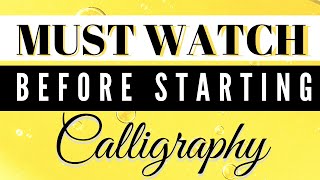 How to: Start Calligraphy Today | Must Watch Before Starting | Beginners Guide | Tips & Tricks News