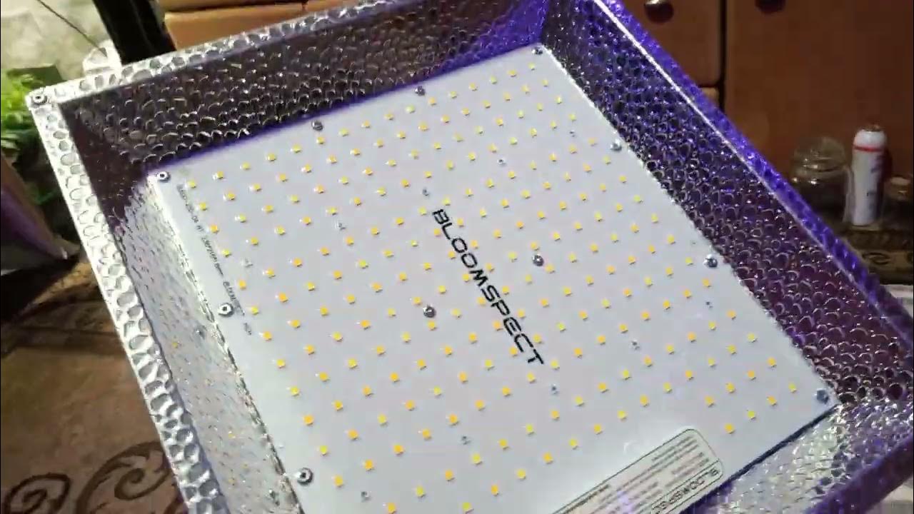 new grow light! BLOOMSPECT SL600 led grow light YouTube
