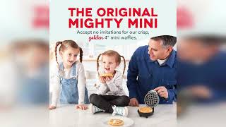 Overview: Dash Mini Waffle Maker- Compact Electric Iron for Creative Homemade Treats - PTFE nons...