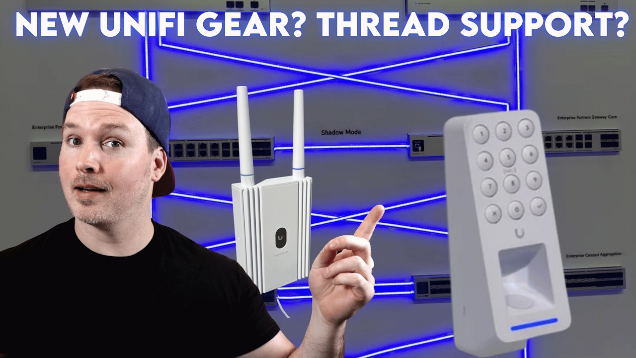 UniFi Enterprise Core, SuperLink HA, Retro Fingerprint reader, Thread Support?