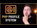 How to create a user profile page in php  oop php  pdo  php user profile page system