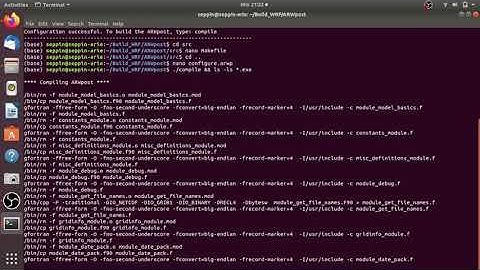 M7B 11.18.0055 SEPPIN ARIE KURNIAWANTO | How to install wrf-arw with ez steps