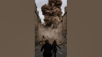 Apocalyptic Building Collapse & Mass Panic (Incredible AI Video)