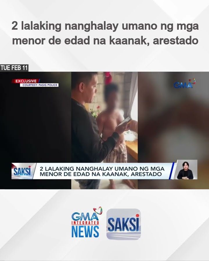 2 lalaking nanghalay umano ng mga menor de edad na kaanak, arestado | Saksi