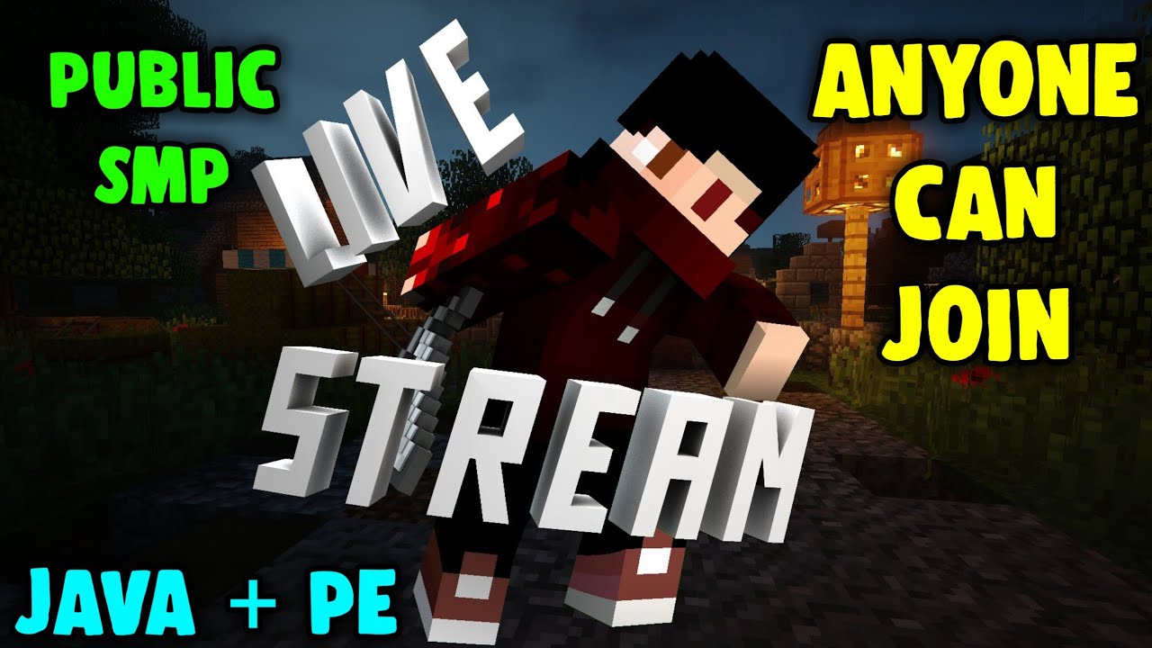 Minecraft Smp Live Stream | Cracked Public SMP For Java & Pe #1 - YouTube