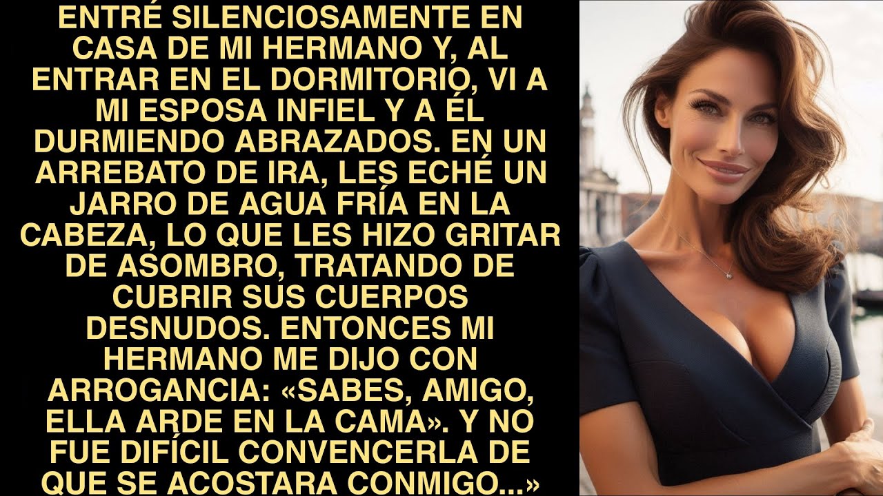 Entré Silenciosamente En Casa De Mi Hermano Y, Al Entrar En El Dormitorio, Vi A Mi Esposa Infiel Y