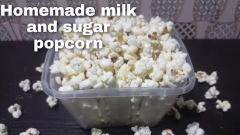 How to make homemade popcorn in a pot/ milk and sugar popcorn #popcornrecipe #popcornmadeinapot