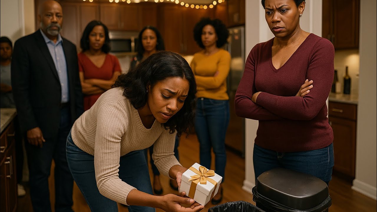 “I want a villa and not this trash” her mum said while throwing her gift into the bin #folktales 