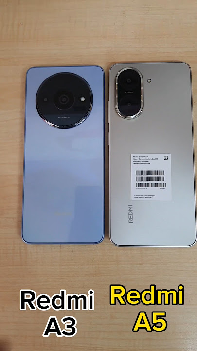 Xiaomi Redmi A5 Vs Redmi A3 Reboot Up Test