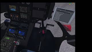Xplane 11, Eurocopter EC 135 Start up & hover flight, Take off, Landing, Engine shut down.