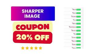 Sharper Image Coupon Code Discount Code 20 OFF
