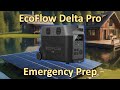 Ecoflow delta pro for emergency preparedness