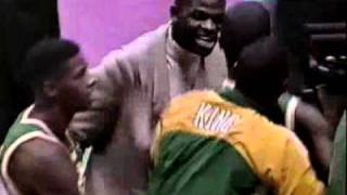 Gary Payton game winning shot at Spurs