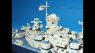 Guns & Radars, Part-4 of super detailing the Tamiya 1/350 scale USS Missouri.