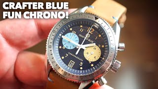 Crafter Blue MechaQuartz Chrono Review - New Colors 2024