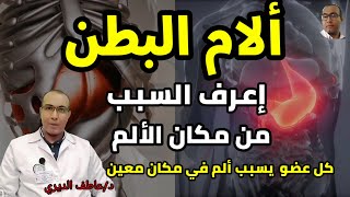 ألم البطن/اعرف السبب من مكان الألم