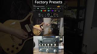 NUX Amp Academy Stomp - Factory guitar and bass presets over a blues track