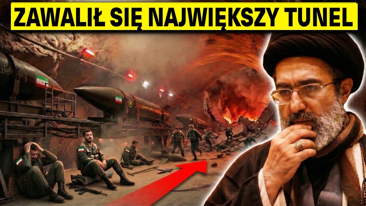 Największe tunele Iranu zawaliły się! 300 000 irańskich żołnierzy UTKNĘŁO bezradnie!