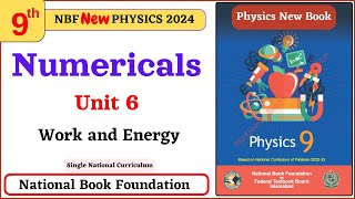 Class 9 work and energy numericals - Unit 6 - National Book Foundation Physics