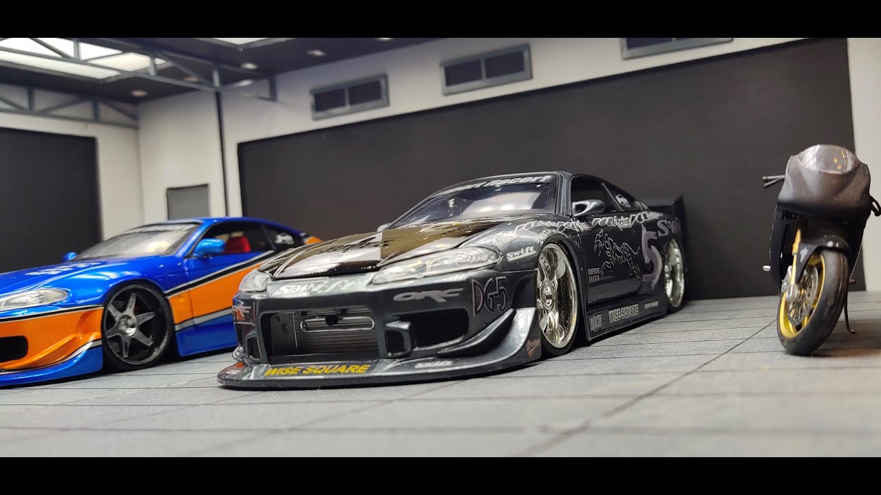 Sean Nissan S15 Spec-R Fast and Furious Tokyo Drift last scene, Jada Toys  diecast scale 1/24 - YouTube