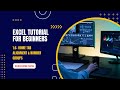 Excel Tutorial For Beginners 1.6 Home Tab Alignment & Number Groups