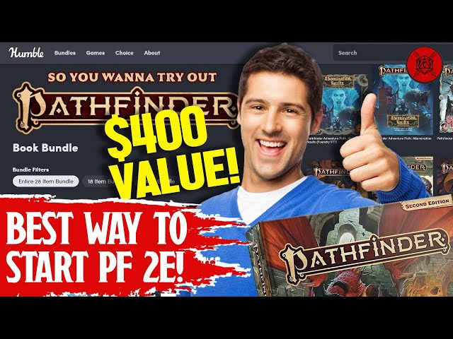 Everything you need for Pathfinder 2e - The bundle offer