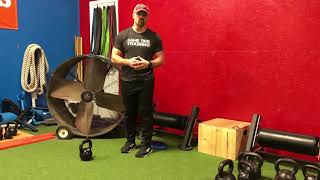 Rear Foot Elevated Split Squat Goblet position
