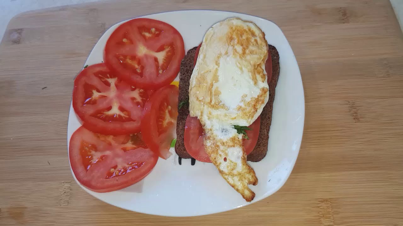 РЕЦЕПТ ПРИГОТОВЛЕНИЯ ЯИЧНИЦЫ - YouTube