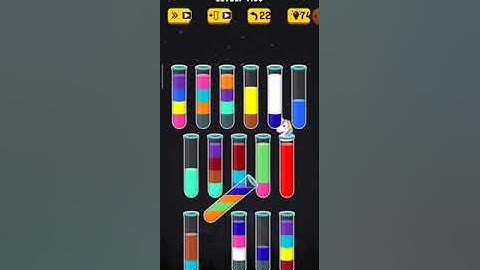 Colour Water Sort 3D Level 1158