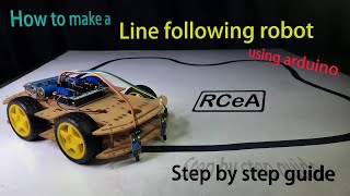How to make line follower robot | Arduino project | Step by step guide | with the code