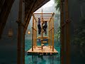 Building a Floating Luxury Villa from Bamboo! 🎋🌊