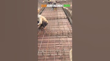 SLAB REINFORCEMENT WORK🖇️🏗️#reinforcement#slabreinforcement#construction#shorts#ytshorts#trending