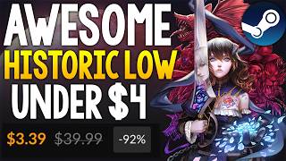 ABSOLUTELY AWESOME HISTORIC LOW STEAM PC GAME DEAL UNDER $4 + MORE GREAT STEAM GAME DEALS!