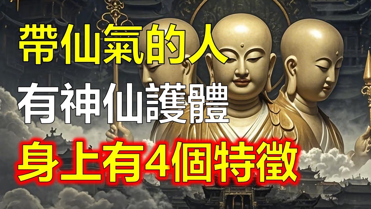 身上帶仙氣的天選之人，有神仙護體！長相有這4个特徵的人，注定帶著天命而來！#生肖#因果#風水