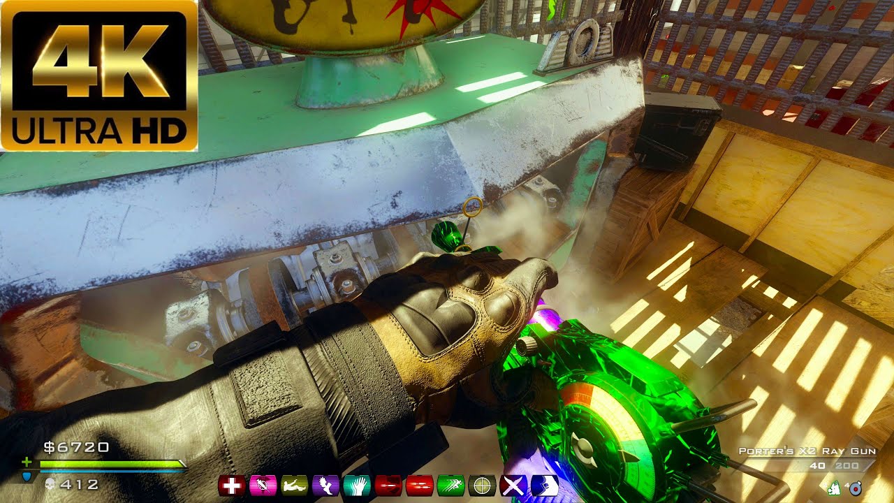 BLACK OPS 3 ZOMBIES: MWZ KILLHOUSE GAMEPLAY 4K! (NO COMMENTARY)