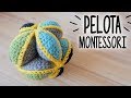 PELOTA MONTESSORI a crochet (PUZZLE BALL) | tutorial PASO A PASO | Ahuyama Crochet