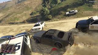 GTA 5: Masterful Police Evasion in Death Race Tombstone Car - Unleash the Ultimate Getaway Skills! screenshot 3