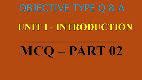 MCQ ON FINITE ELEMENT ANALYSIS | UNIT I | INTRODUCTION | PART 02| 20 Q & A | ASHWIN PRABHU G