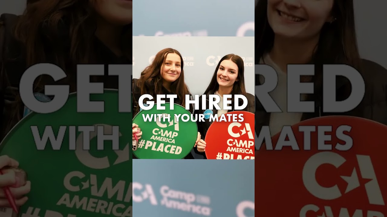 🎟 GET HIRED ON THE SPOT in January! | Camp America 