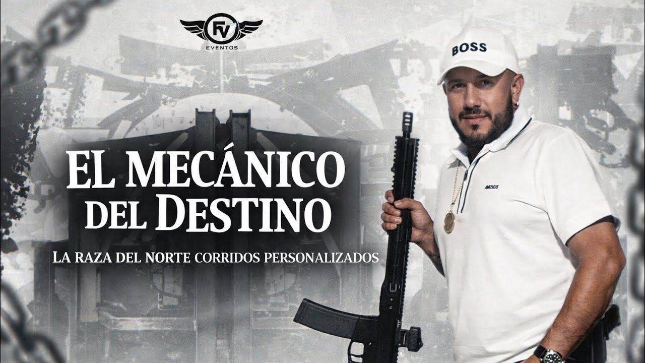 EL MECÁNICO DEL DESTINO - LA RAZA DEL NORTE (Video Lyric) #corridospersonalizados 